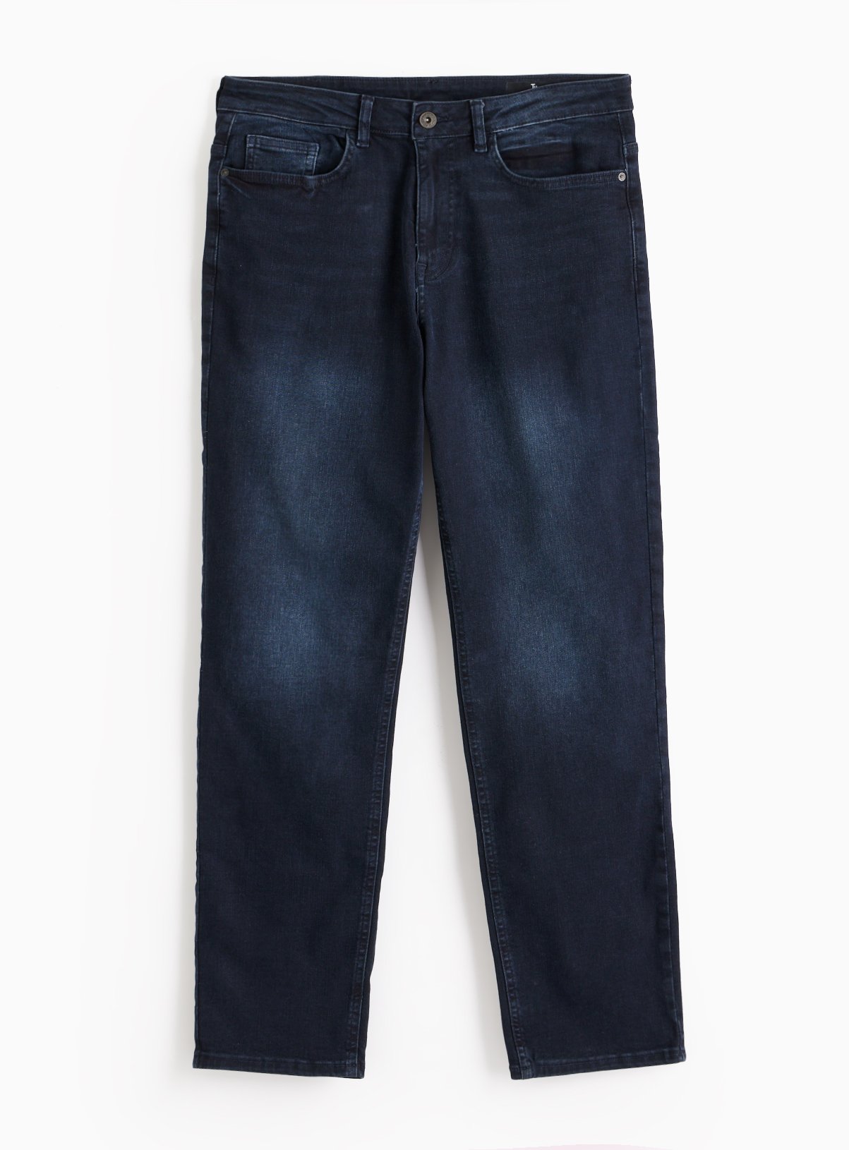 Free Fit Dark Blue Straight Leg Denim Jeans 44S - Image 3 thumbnail
